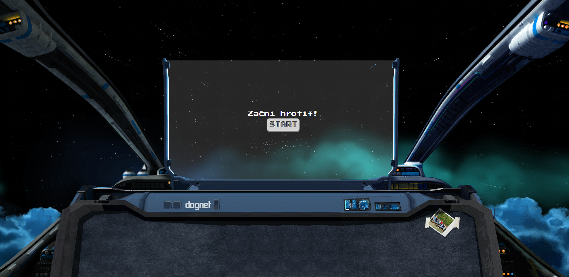 Game screen - Ready, Steady, Go