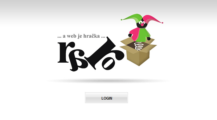 Login page
