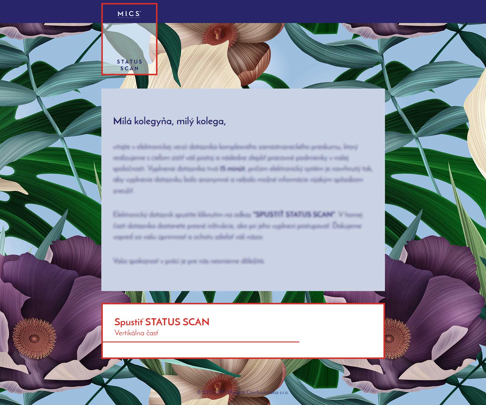 Start page