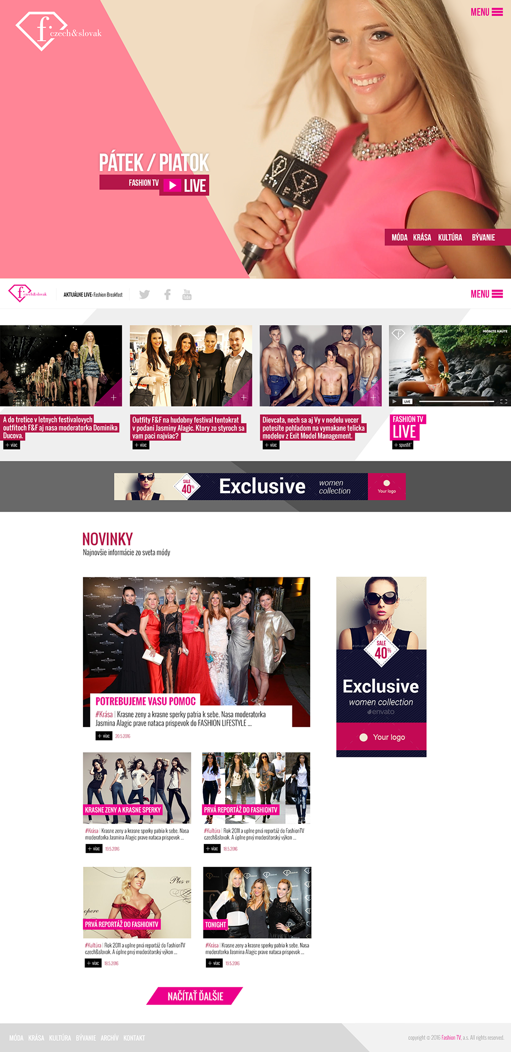 Home page