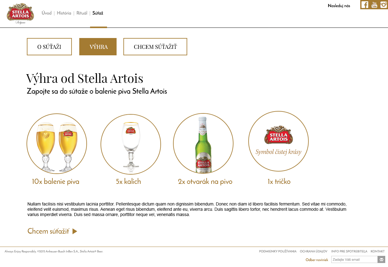 Competition web page