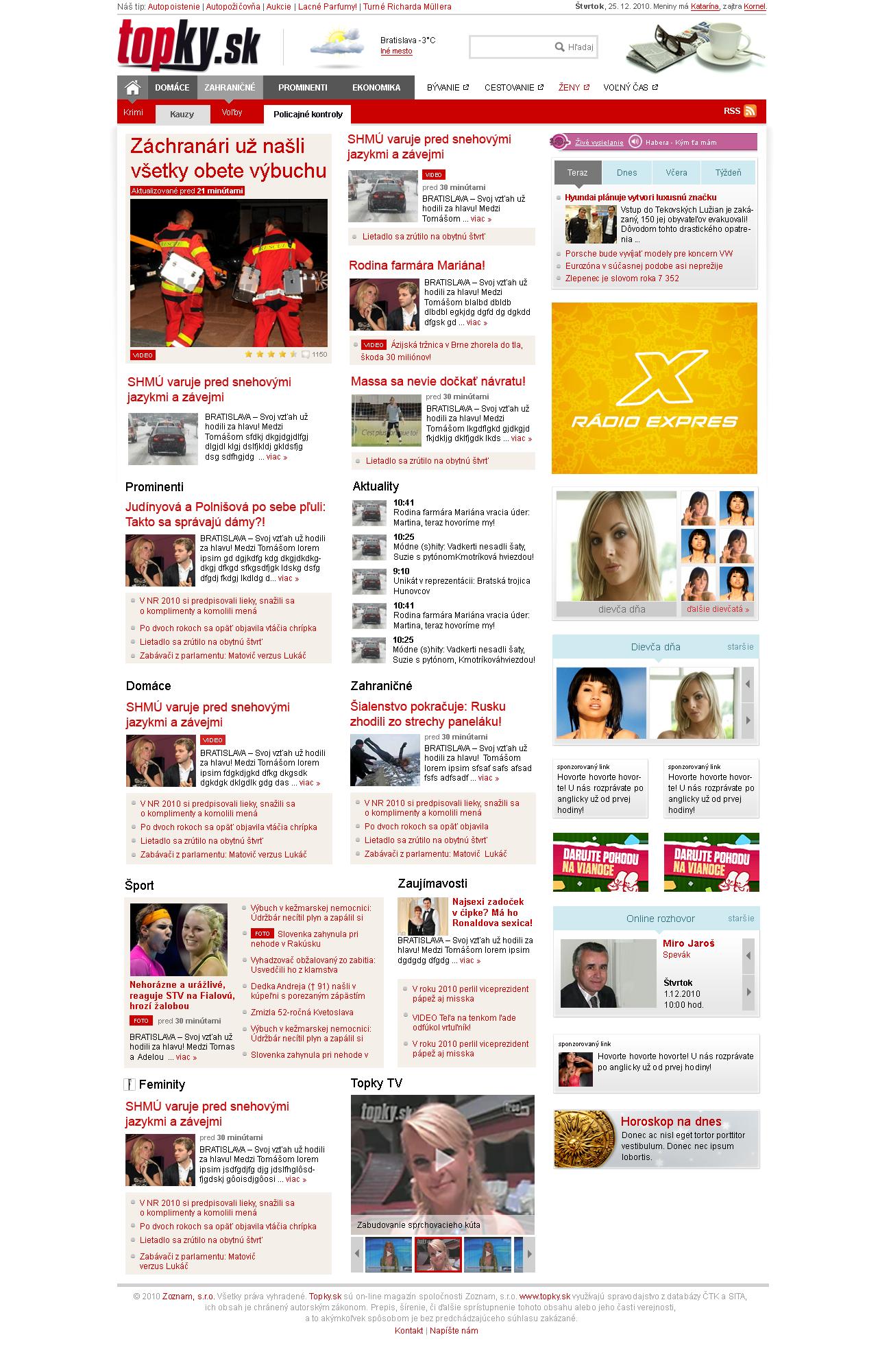 Home page